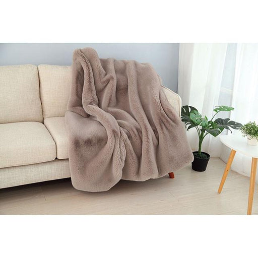 Caparica Blush Throw, Blush - Furniture Stars (Chicago, IL)