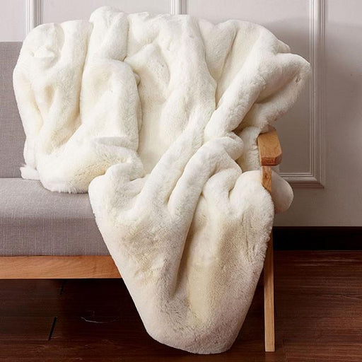 Caparica Off White Throw, Off White - Furniture Stars (Chicago, IL)
