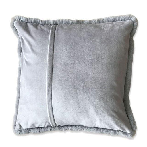 Caparica Silver 20" X 20" Pillow, Silver - Furniture Stars (Chicago, IL)