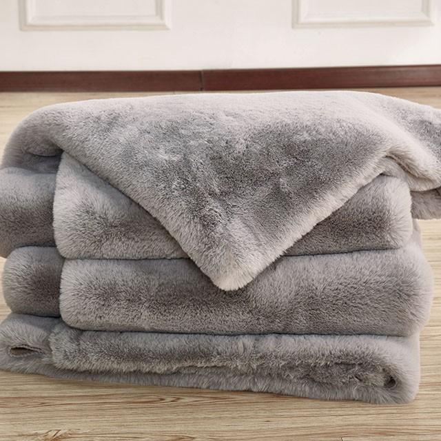 Caparica Silver 5' X 7' Area Rug - Furniture Stars (Chicago, IL)