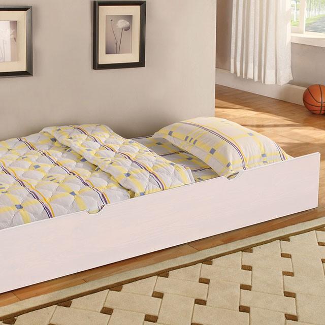 Caren White Twin Bed - Furniture Stars (Chicago, IL)