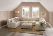 CARLETON Sectional, Ivory/Tan - Furniture Stars (Chicago, IL)