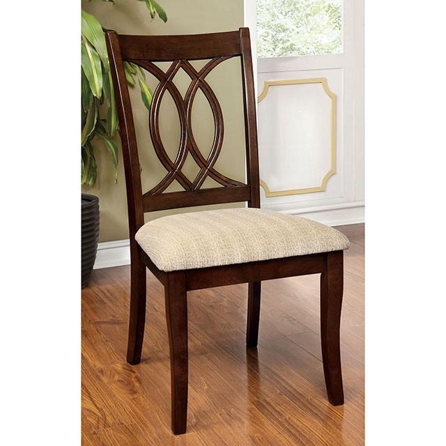 Carlisle Brown Cherry Round Dining Table - Furniture Stars (Chicago, IL)