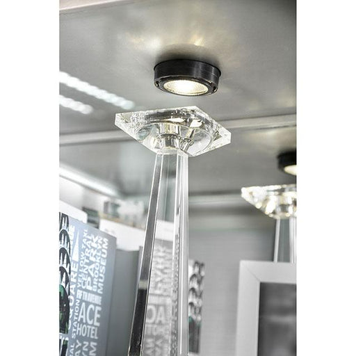 Carrollton Chrome Curio Cabinet - Furniture Stars (Chicago, IL)