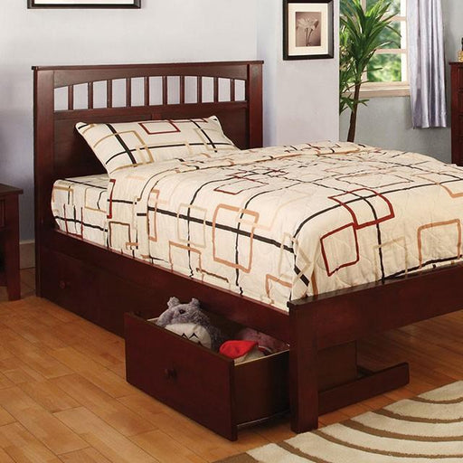 Carus Cherry Twin Bed - Furniture Stars (Chicago, IL)