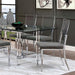 Casper Chrome Dining Table - Furniture Stars (Chicago, IL)