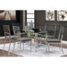 Casper Chrome Dining Table - Furniture Stars (Chicago, IL)