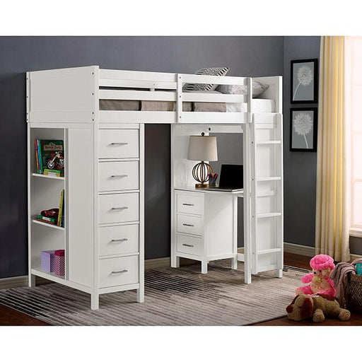 CASSIDY Twin Loft Bed w/ Drawers - Furniture Stars (Chicago, IL)
