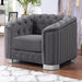 CASTELLON Chair, Dark Gray - Furniture Stars (Chicago, IL)
