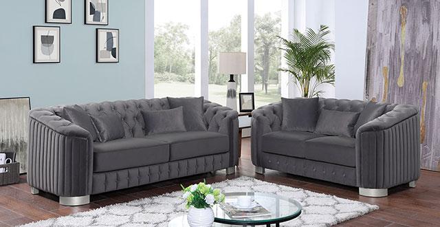 CASTELLON Chair, Dark Gray - Furniture Stars (Chicago, IL)