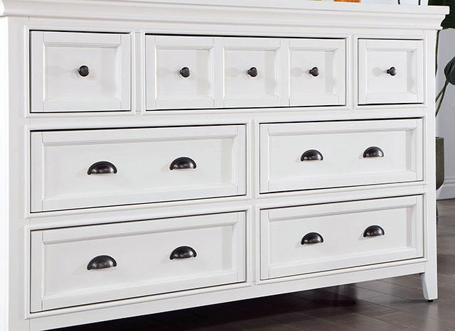 CASTILE Dresser, White - Furniture Stars (Chicago, IL)