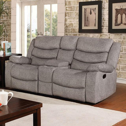 Castleford Light Gray Console Love Seat - Furniture Stars (Chicago, IL)