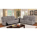 Castleford Light Gray Console Love Seat - Furniture Stars (Chicago, IL)
