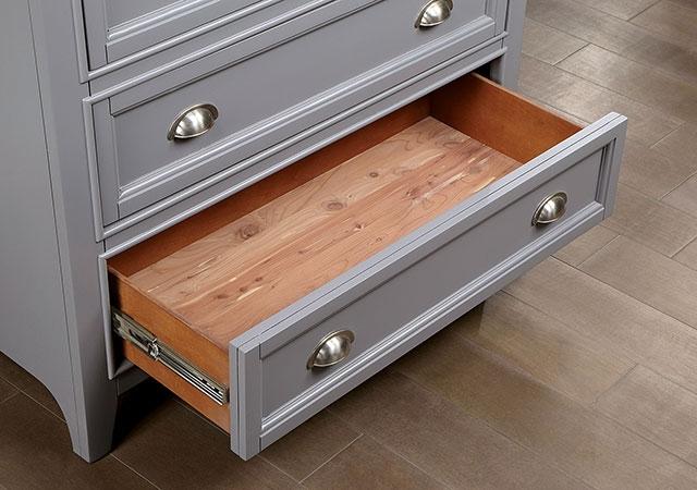 CASTLILE Chest, Gray - Furniture Stars (Chicago, IL)