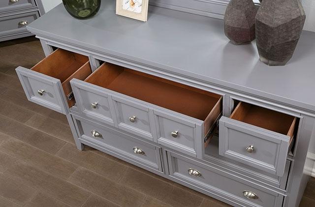 CASTLILE Dresser, Gray - Furniture Stars (Chicago, IL)