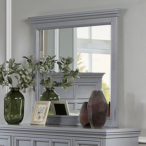 CASTLILE Mirror, Gray - Furniture Stars (Chicago, IL)