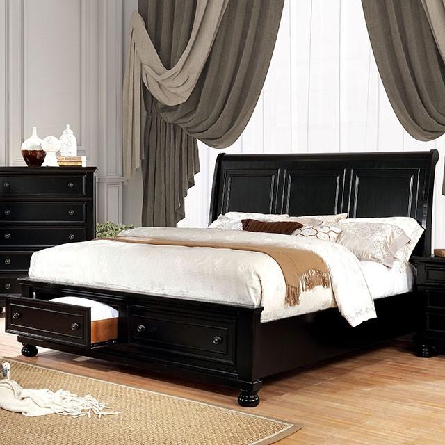 Castor Brown Cherry Queen, E.King, & Cal.King Bed - Furniture Stars (Chicago, IL)