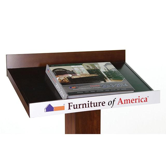 Catalia Dark Oak/Espresso Book Stand - Furniture Stars (Chicago, IL)