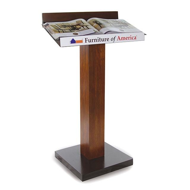 Catalia Dark Oak/Espresso Book Stand - Furniture Stars (Chicago, IL)