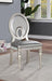 CATHALINA Side Chair (2/CTN), Silver - Furniture Stars (Chicago, IL)