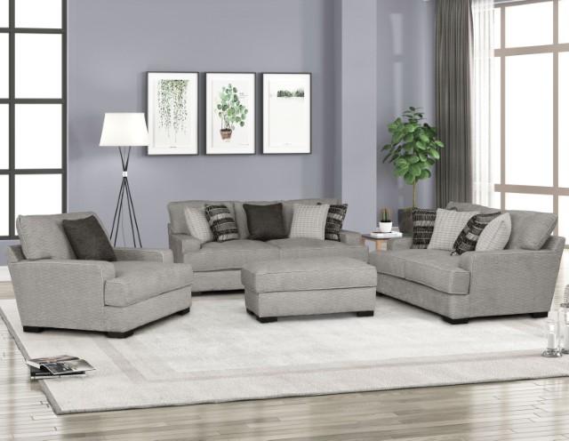 ARDENFOLD Ottoman, Beige & Gray - Furniture Stars (Chicago, IL)