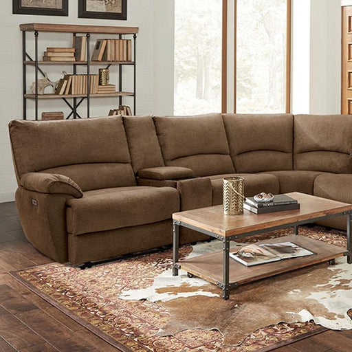 CERELIA Power Sectional, Brown - Furniture Stars (Chicago, IL)