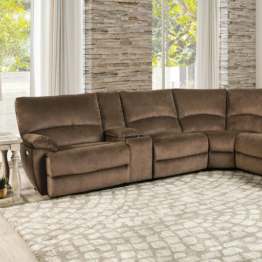 CERELIA Power Sectional, Brown - Furniture Stars (Chicago, IL)