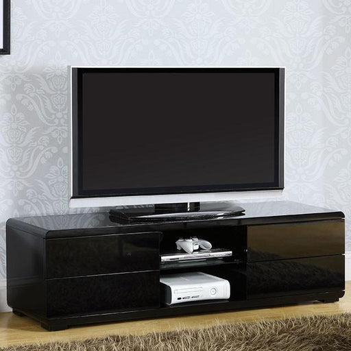 Cerro Black 59" TV Console, Black - Furniture Stars (Chicago, IL)