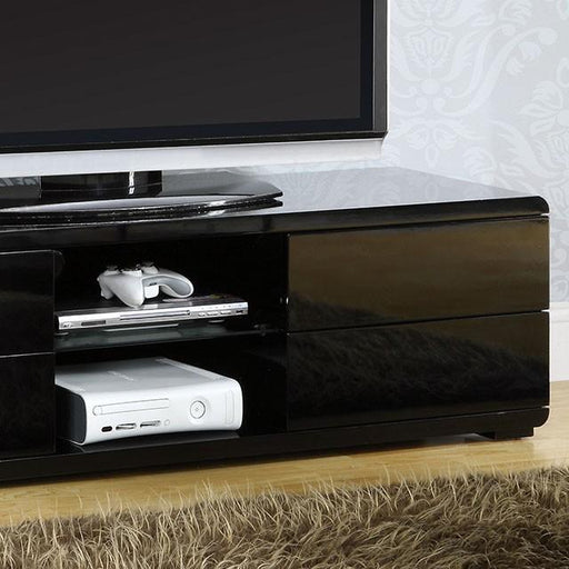 Cerro Black 59" TV Console, Black - Furniture Stars (Chicago, IL)