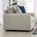 CHANCERY Chair & Half, Gray/Navy - Furniture Stars (Chicago, IL)