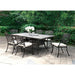 Charissa Antique Black/Beige Arm Chair (2/CTN) - Furniture Stars (Chicago, IL)