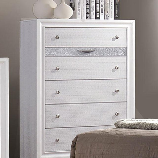 Chrissy White Chest - Furniture Stars (Chicago, IL)
