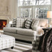 Christine Light Gray Love Seat - Furniture Stars (Chicago, IL)