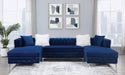 CIABATTONI Sectional, Navy - Furniture Stars (Chicago, IL)
