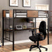 CLAPTON Black Twin Bed w/ Workstation - Furniture Stars (Chicago, IL)
