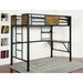 CLAPTON Black Twin Bed w/ Workstation - Furniture Stars (Chicago, IL)