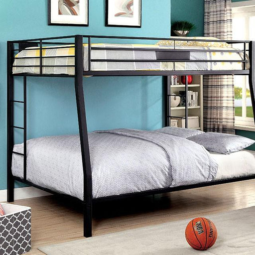 CLAREN Black Full/Queen Bunk Bed - Furniture Stars (Chicago, IL)