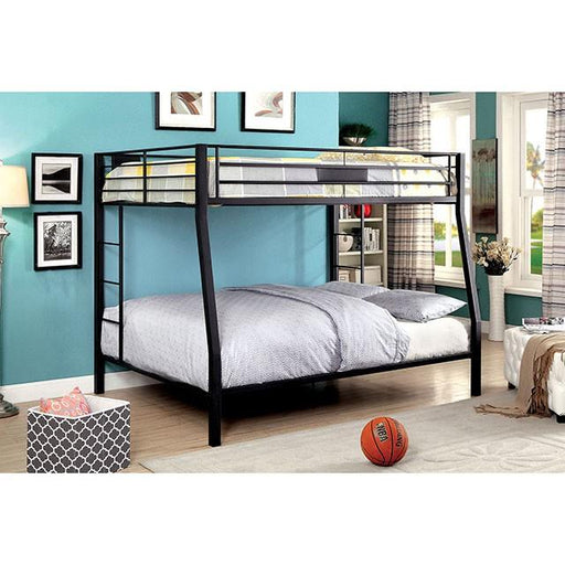 CLAREN Black Full/Queen Bunk Bed - Furniture Stars (Chicago, IL)