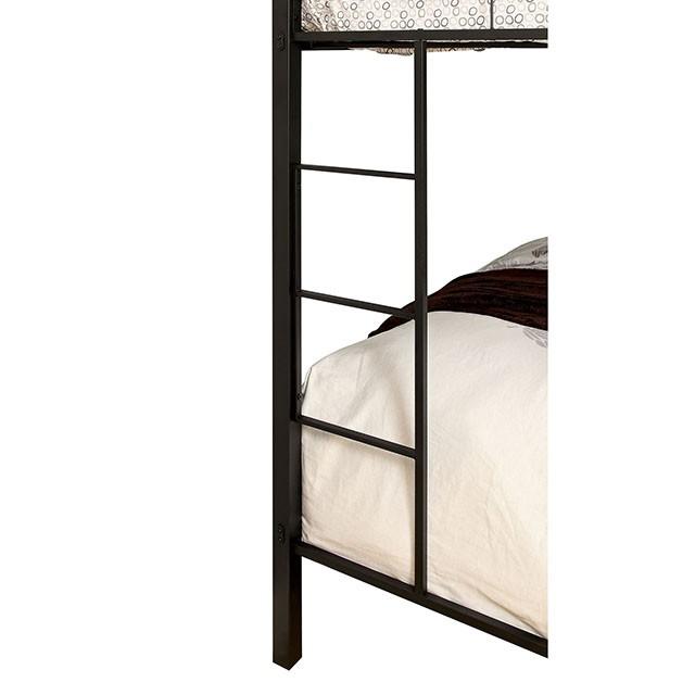 CLAREN Black Twin/Queen Bunk Bed - Furniture Stars (Chicago, IL)