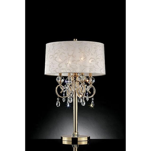 Deborah Gold 33"H Gold Table Lamp - Furniture Stars (Chicago, IL)