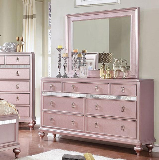 Ariston Rose Gold Dresser - Furniture Stars (Chicago, IL)
