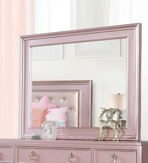 Ariston Rose Pink Mirror - Furniture Stars (Chicago, IL)