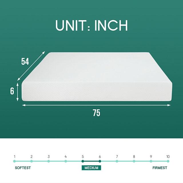 Artemisia 6" Full Memory Foam Mattress - Furniture Stars (Chicago, IL)
