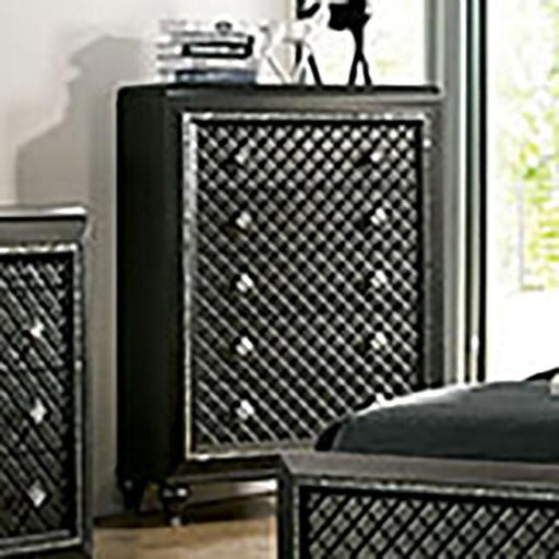 Demetria Metallic Gray Chest - Furniture Stars (Chicago, IL)