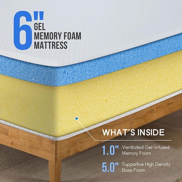Artemisia 6" Full Memory Foam Mattress - Furniture Stars (Chicago, IL)