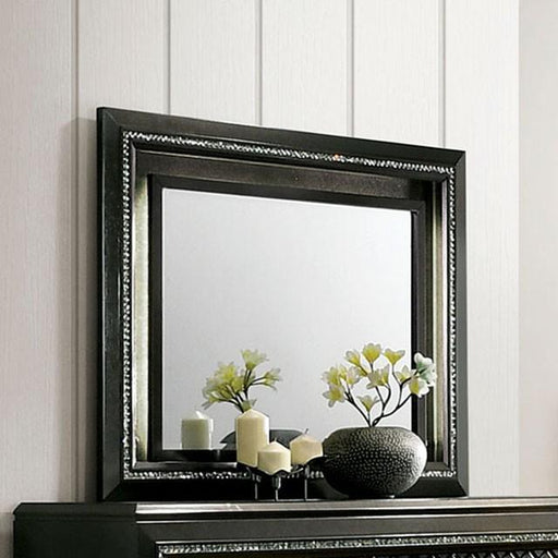 Demetria Metallic Gray Mirror - Furniture Stars (Chicago, IL)