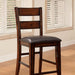 DICKINSON II Dark Cherry Counter Ht. Chair (2/CTN) - Furniture Stars (Chicago, IL)