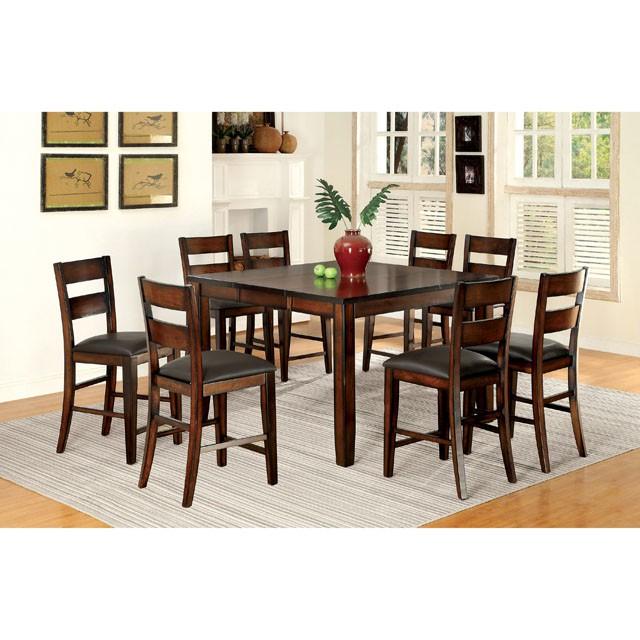 DICKINSON II Dark Cherry Counter Ht. Chair (2/CTN) - Furniture Stars (Chicago, IL)