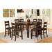 DICKINSON II Dark Cherry Counter Ht. Chair (2/CTN) - Furniture Stars (Chicago, IL)