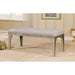 DIOCLES Silver/Light Gray Bench - Furniture Stars (Chicago, IL)